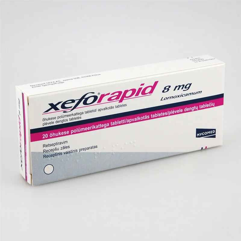 XEFO RAPID 8MG 10S LORNOXICAM