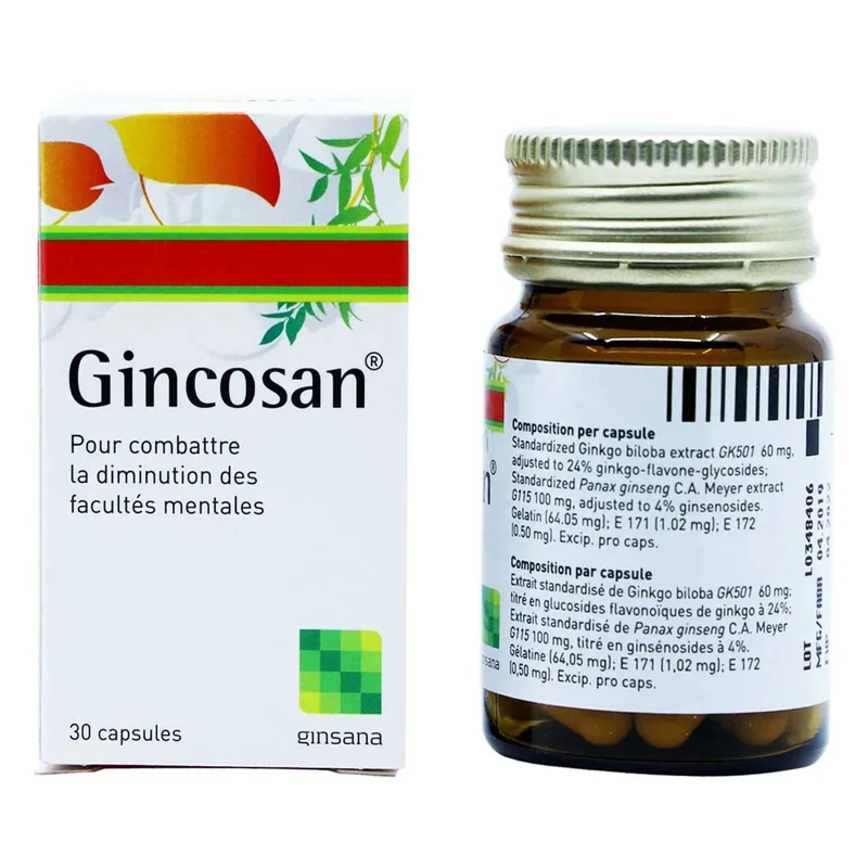 GINCOSAN CAPS 60S