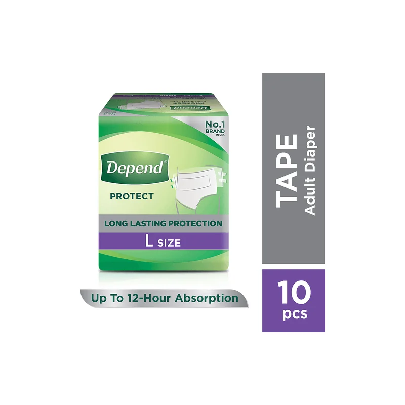 ADULT DIAPER TAPE L 10S S/CARE