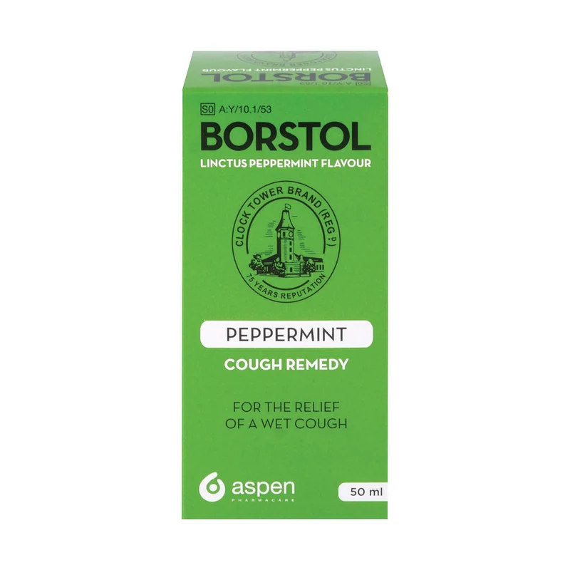 BORSTOL PEPERMINT SYRUP 50ML