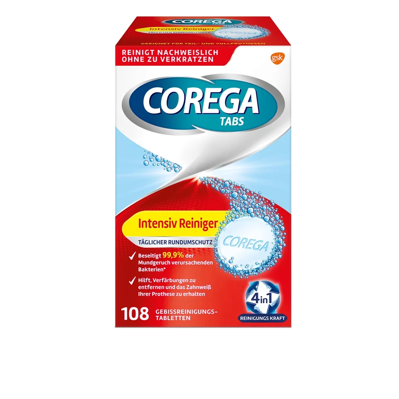 COREGA DENTURE CLEANSER TABS