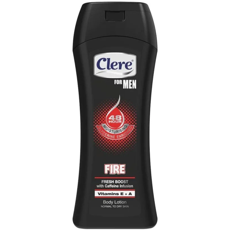 CLERE LOTION 400ML MEN FIRE