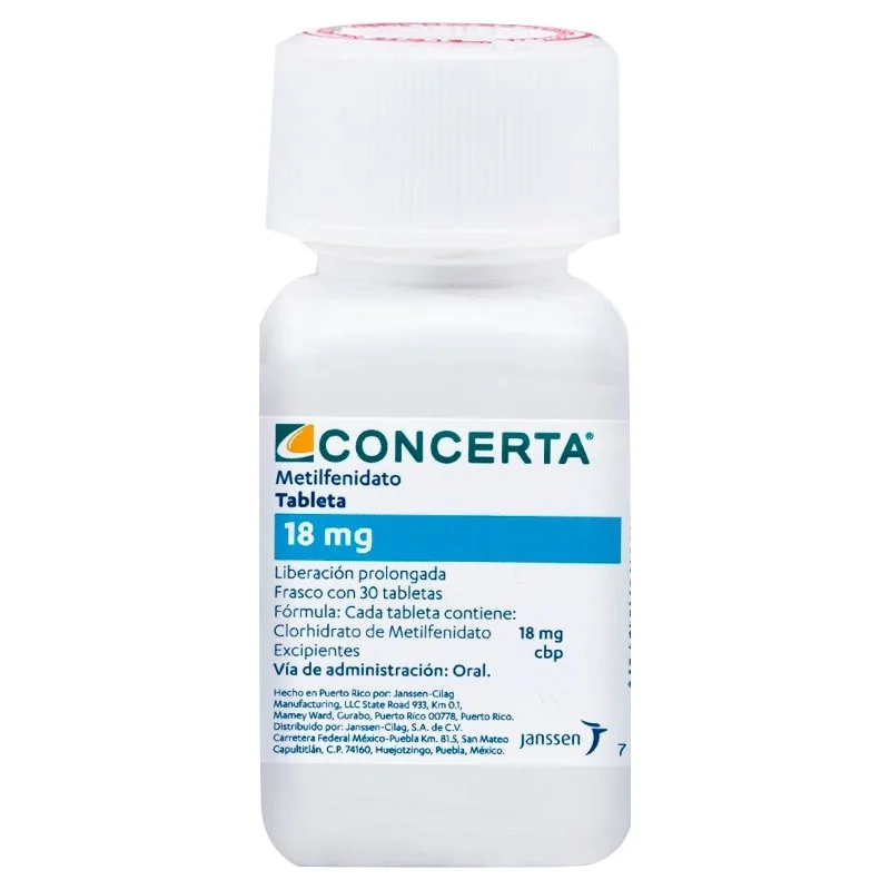 CONCERTA 18MG 1X1