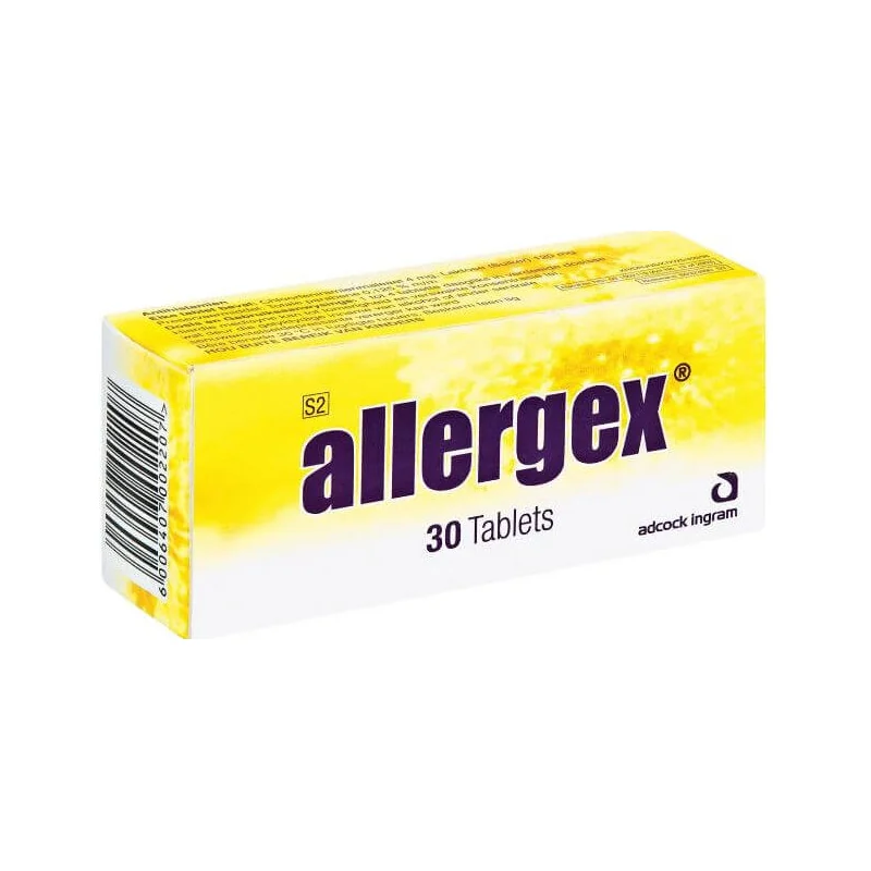 ALLERGEX 4MG TABS 30'S