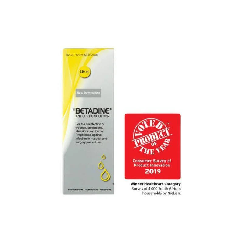 BETADINE ANTISEP/SOLUTI 250ML