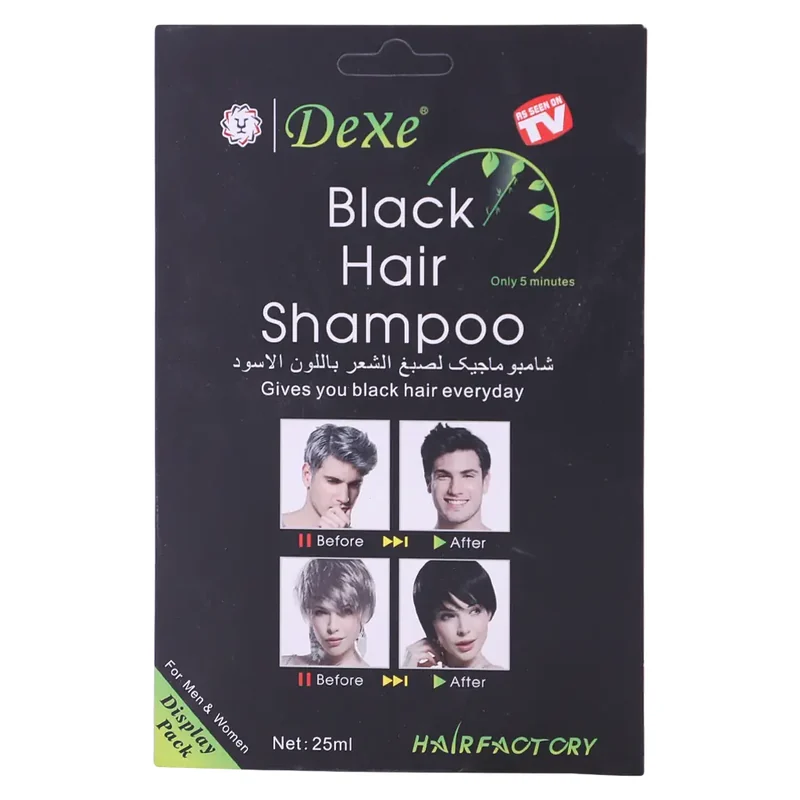 BLACK HAIR SHAMPOO 25ML