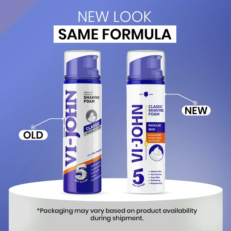 VI-JOHN SHAVING FOAM 200ML
