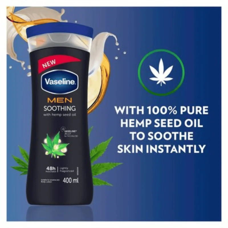 VASELINE MEN SOOTHING 400MLLOT