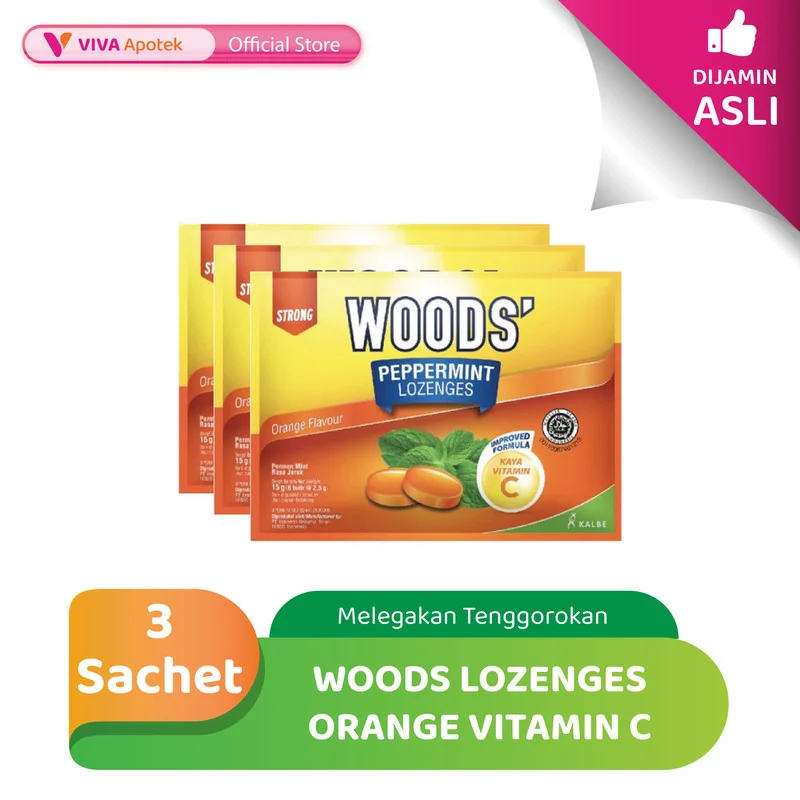 WOODS LOZENGES ORANGE 3'S ACC