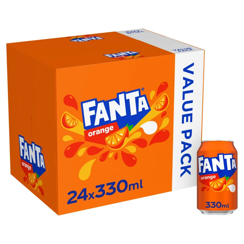 FANTA ORANGE SOFT DRINK 330ML