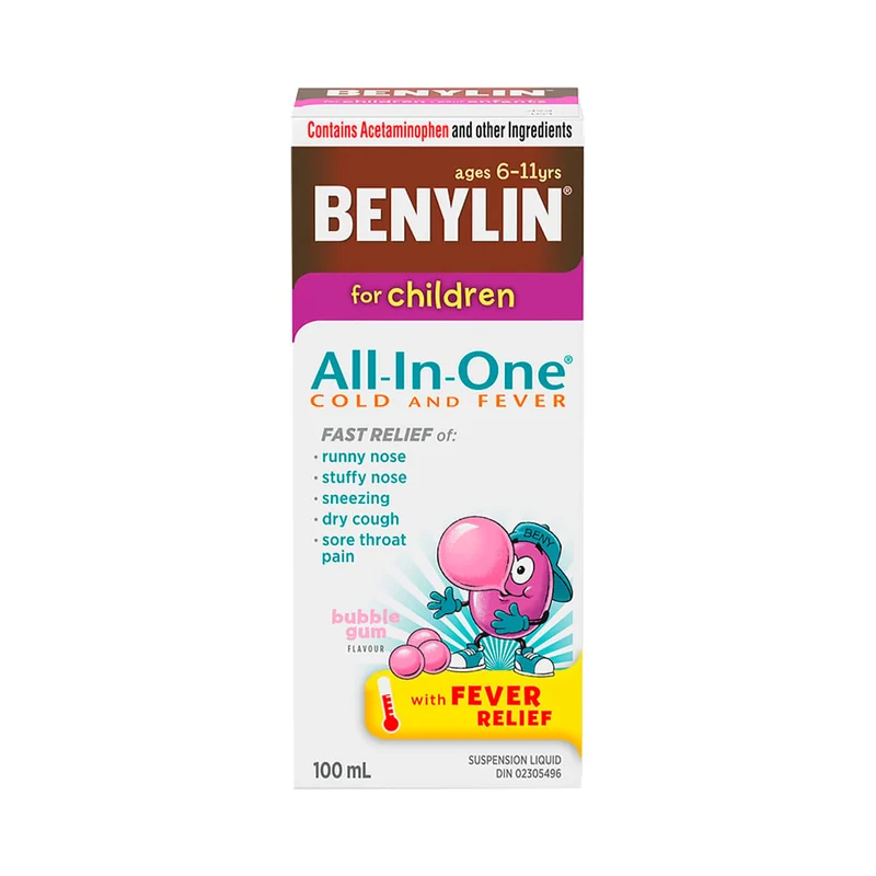 BENYLIN CHILDREN W/COUGH 100ML