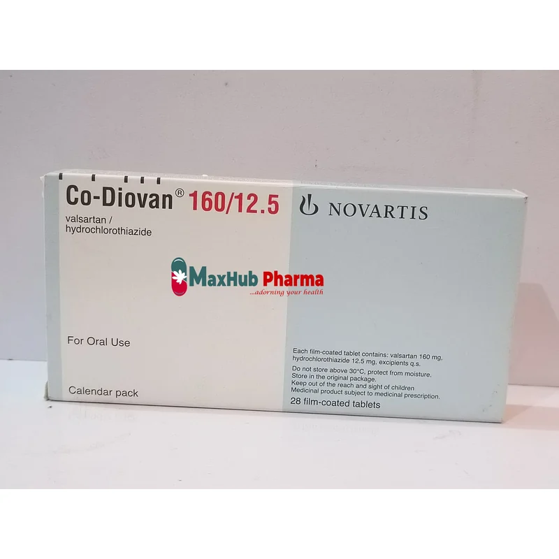 CO-DIOVAN 160/12.5MG 1X1
