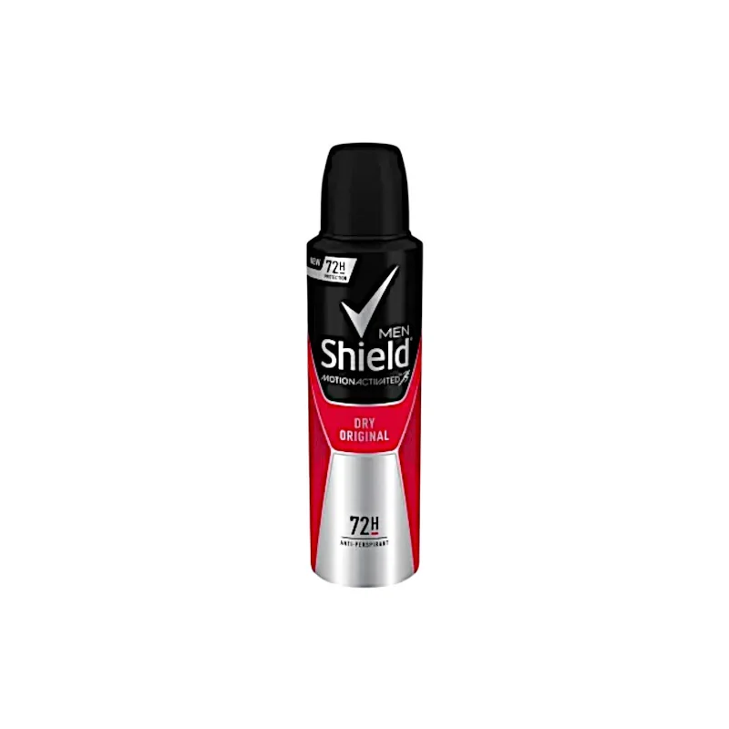 SHIELD MEN DEO DRY ORG 150ML