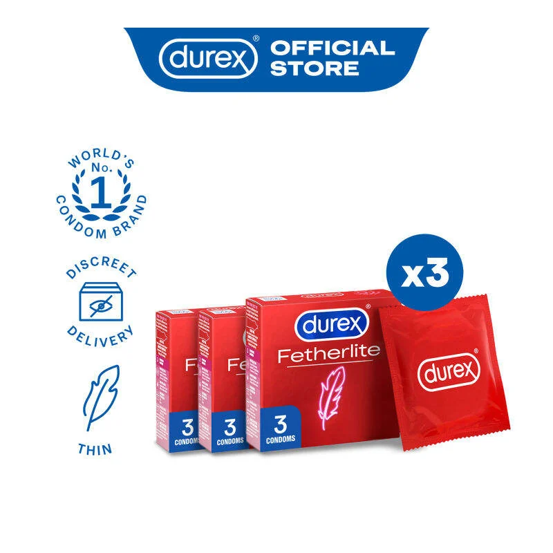 DUREX FETHERLITE CONDOMS 3S