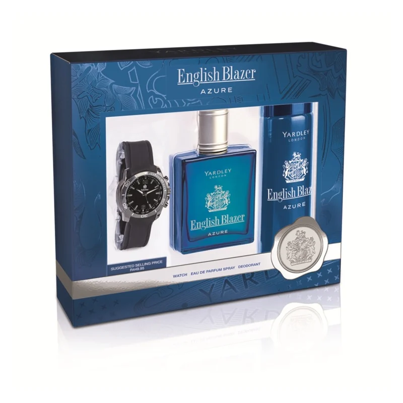 E/BLAZER AZURE 100ML,DEO,WATCH