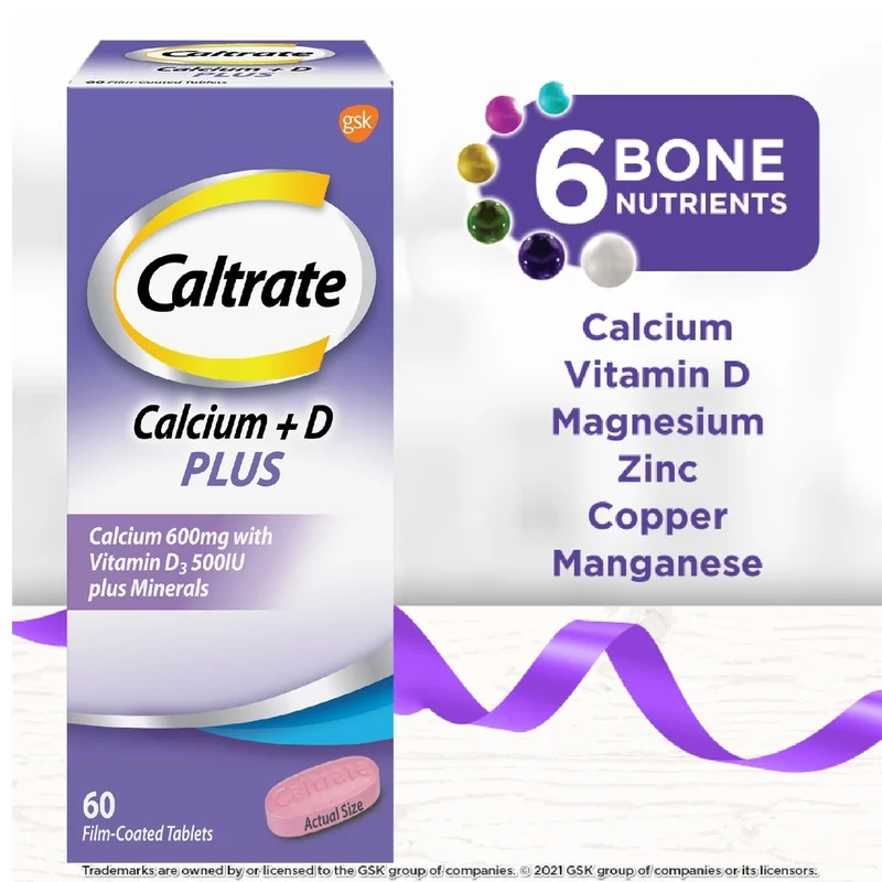 CALTRATE PLUS VIT D TABS 60S