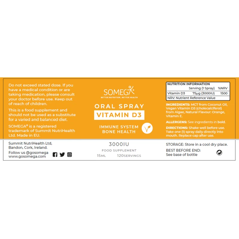 PROSEAL VITAMIN D3 SPRAY 15ML