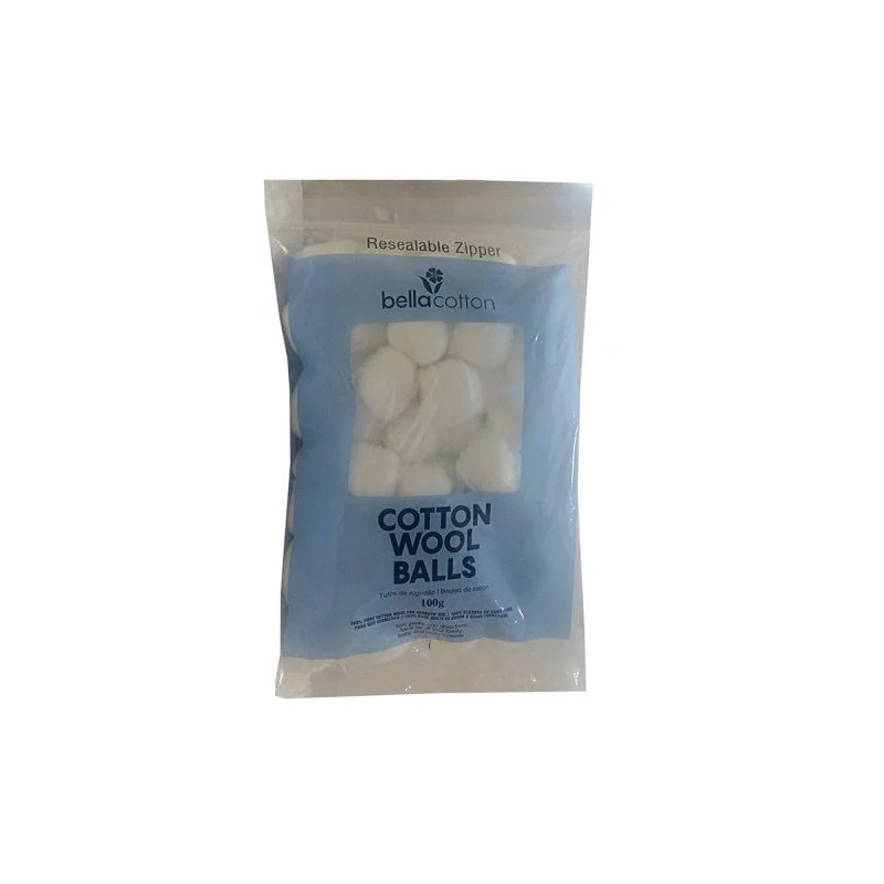 BELLA COTTON WOOL BALLS 100G