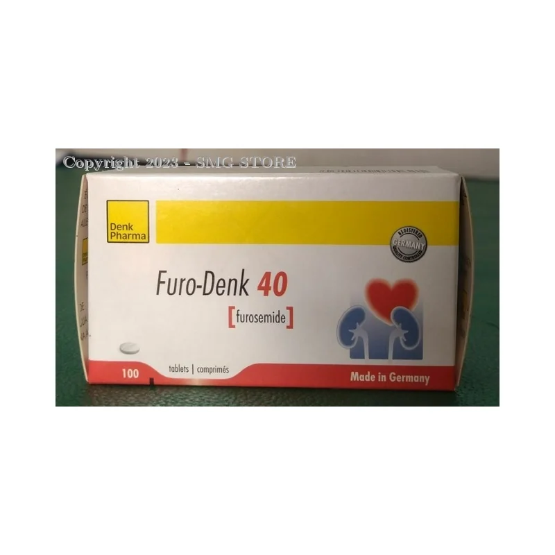 FUROSEMIDE 40MG FURO-DENK 10S