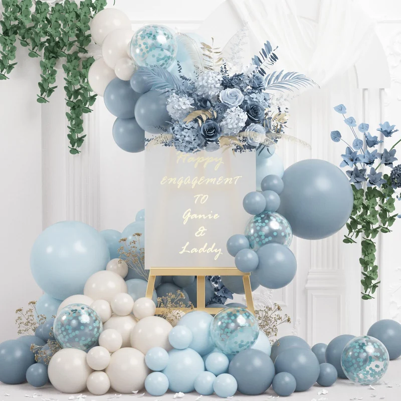 BALLOONS BLUE/CREAM 100'S PENG