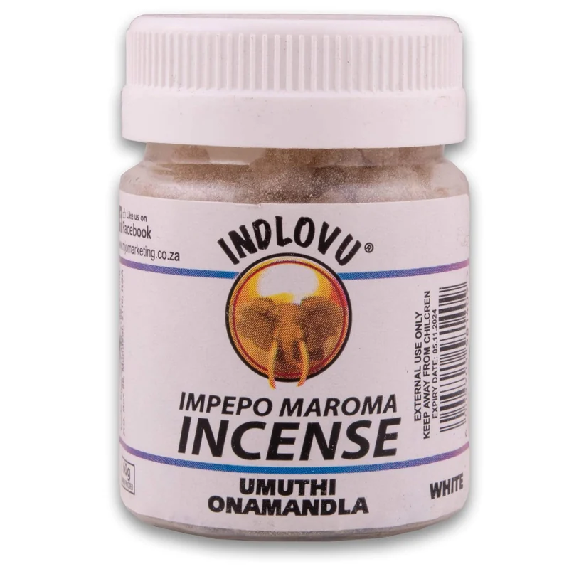 INDLOVU INCENSE WHITE 60G