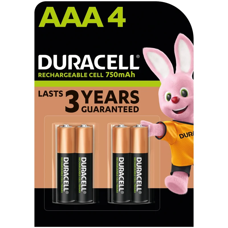 DURACELL RECHARGABLE AAA EACH