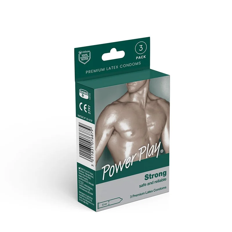 CONTEMPO POWER PLAY CONDOM 3,S