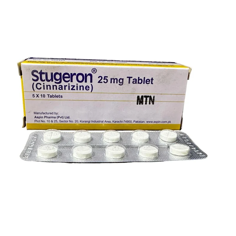 STUGERON 25MG 1X1 TABS