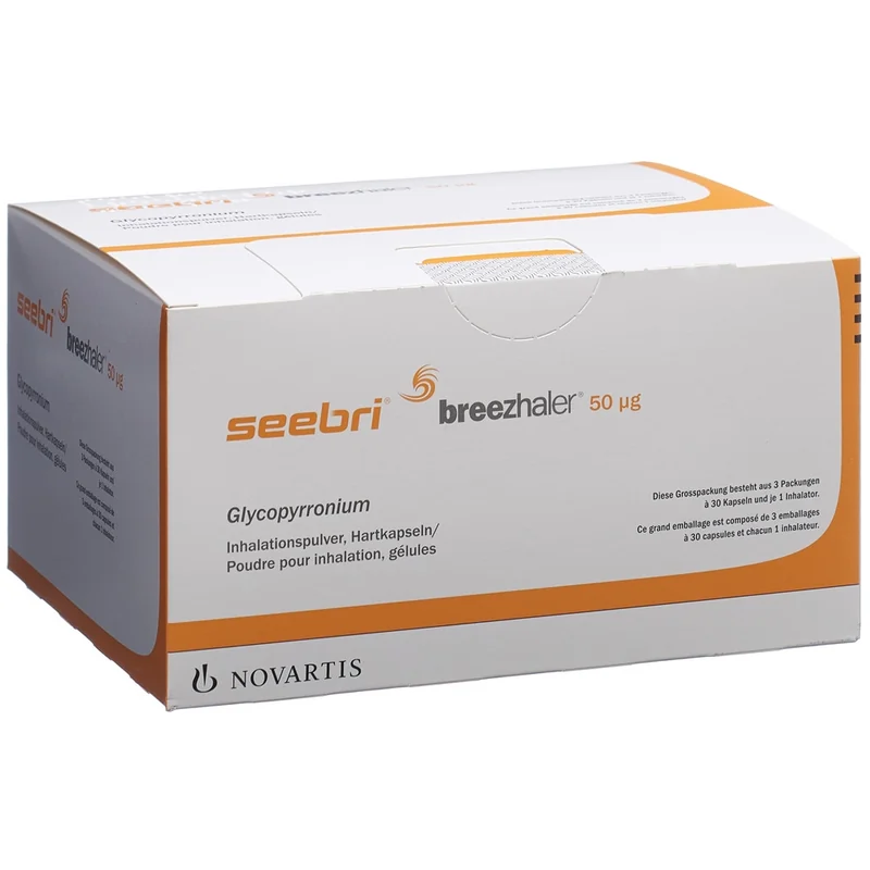 SEEBRI BREEZHALER 50MCG