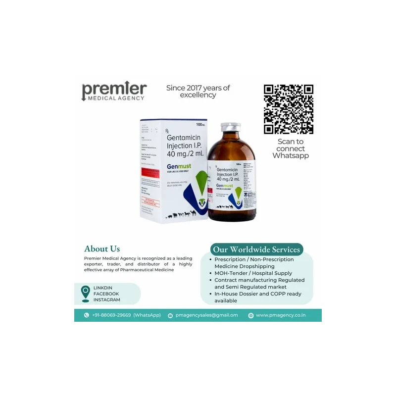 INJ GENTAMYCIN 40MG/2ML