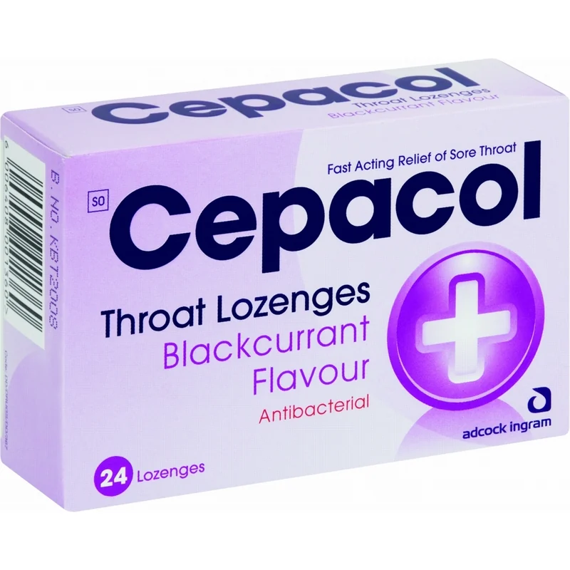 CEPACOL LOZ BLACKCURRENT 24S