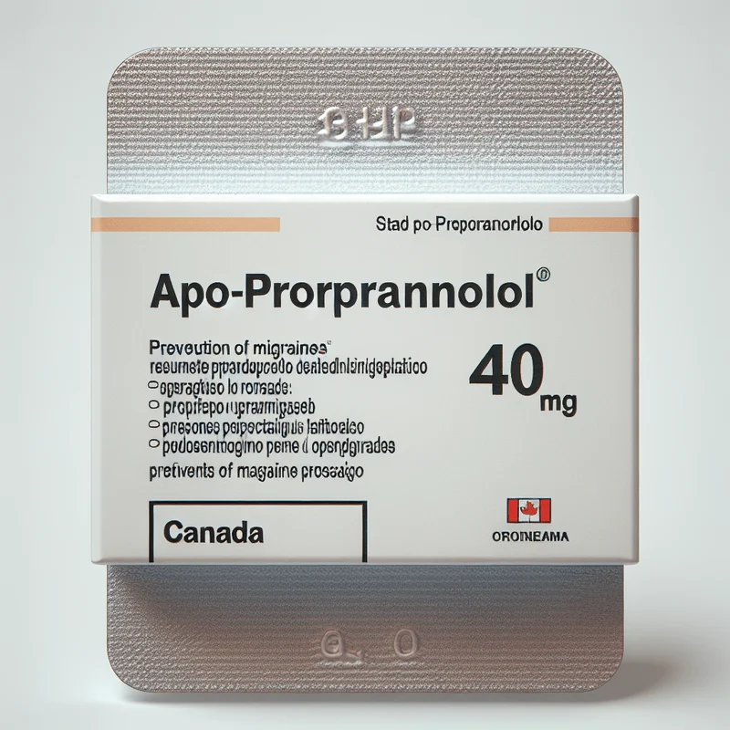 APO-PROPRANOLOL 40MG 1X1