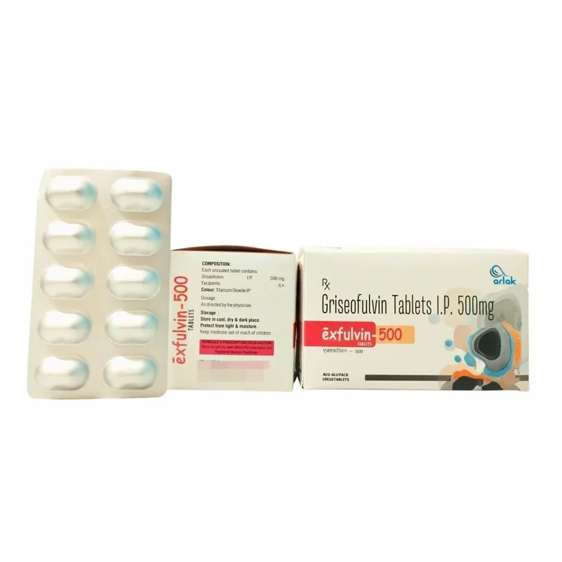 GRISEOFULVIN 500MG TABS 1X1