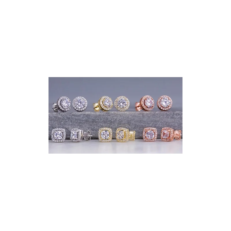 EARINGS CUBIC ASS COLOURS