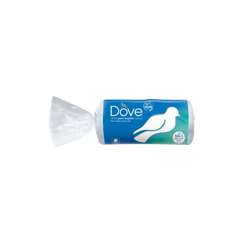 DOVE COTTONWOOL ROLLS 50G