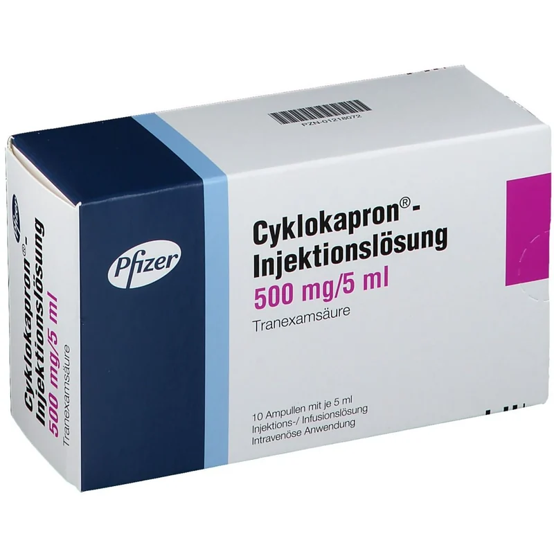 INJ CYKLOKAPRON 500MG/5ML