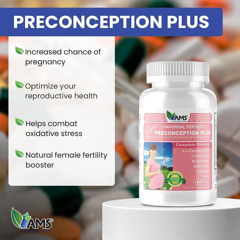 PRECONCEPTION PLUS CAPS 180S
