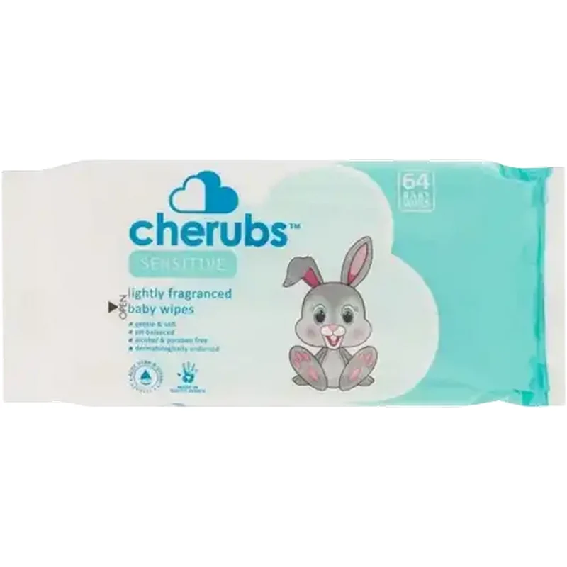 CHERUBS SENSITIVE WIPES L/FRAG