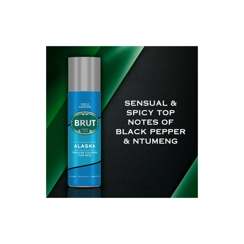 BRUT DEODORANT 120ML ALASKA