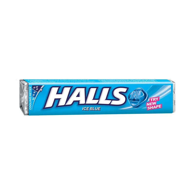 HALLS ICE BLUE 10PCS