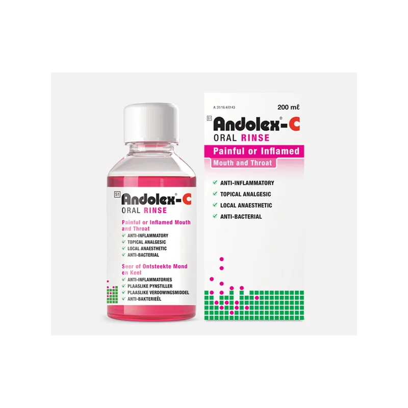 ANDOLEX-C A/BACT MOUTHW 200ML