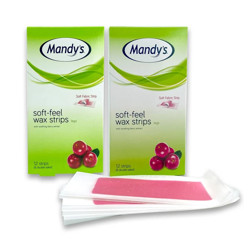 MANDYS SOFT-FEEL WAX STRIPS12S