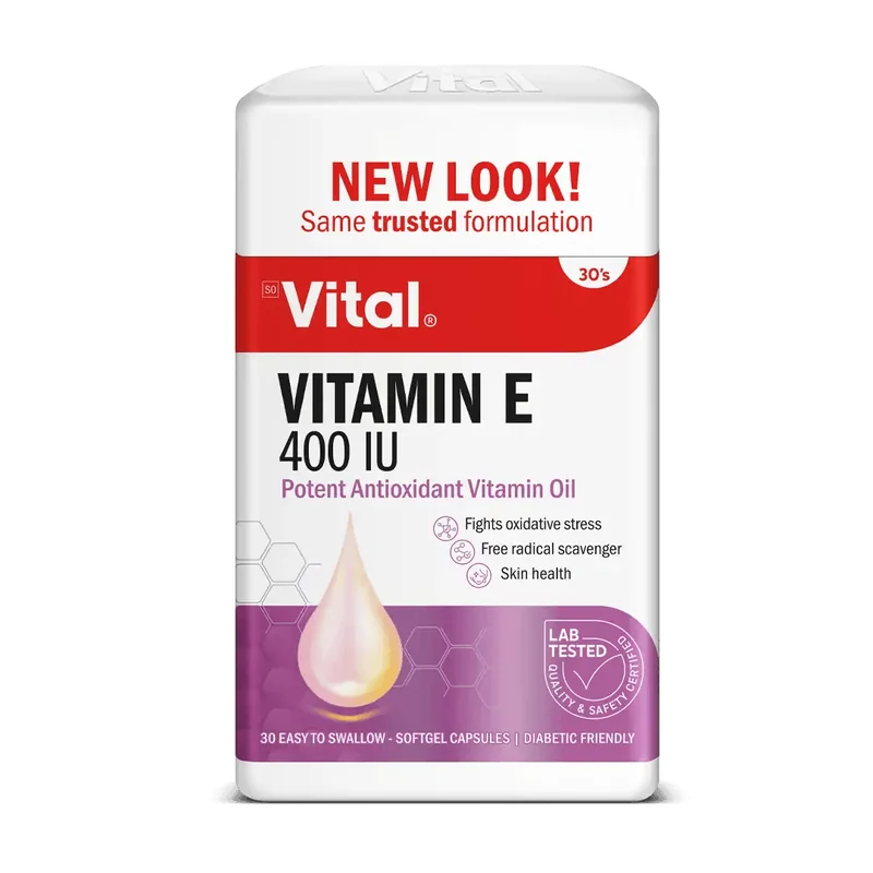 VITAL VITAMIN E 400IU 30CAPS