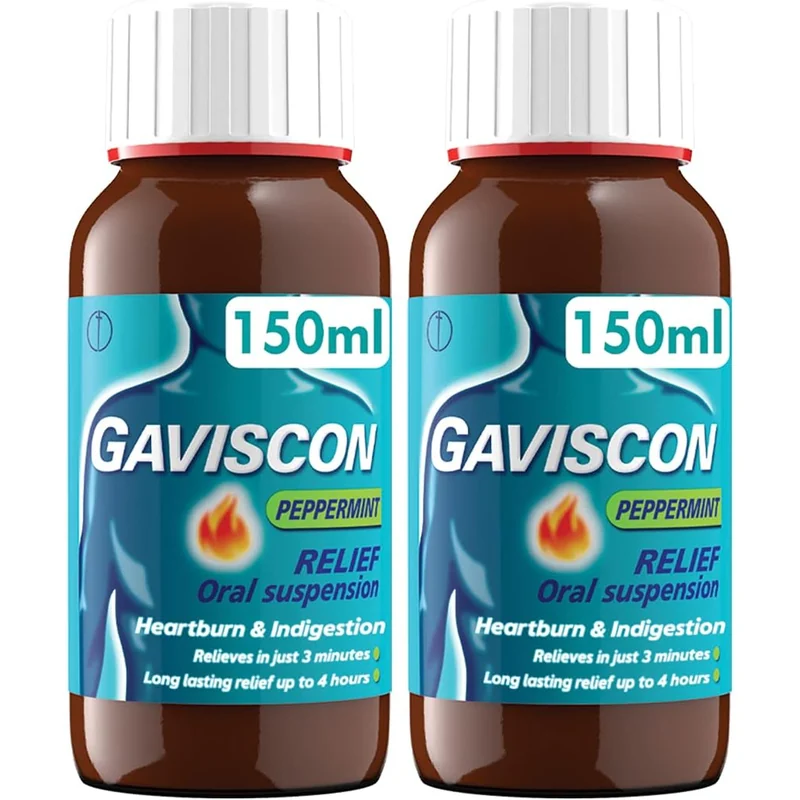 GAVISCON PEPPERMINT LIQ 150ML