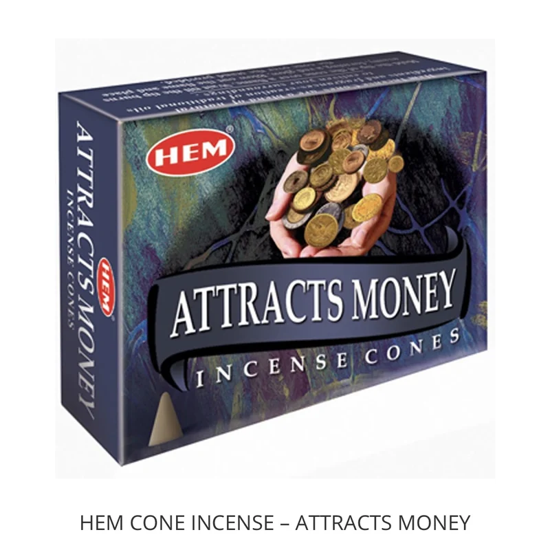 ATTRACT MONEY INCENSE CUPS