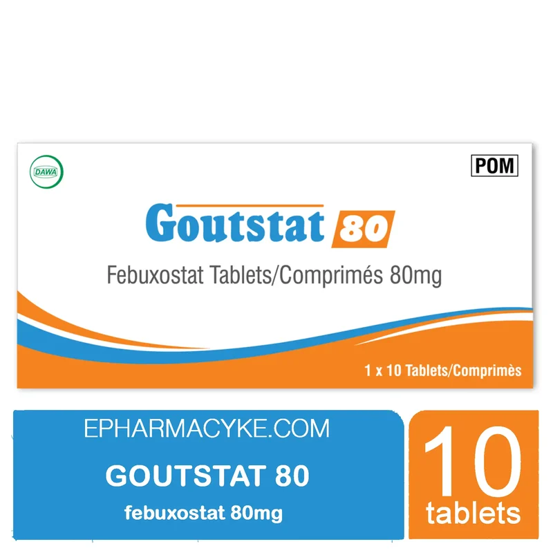 GOUTSEAL 80MG FEBUXOSTAT 10S
