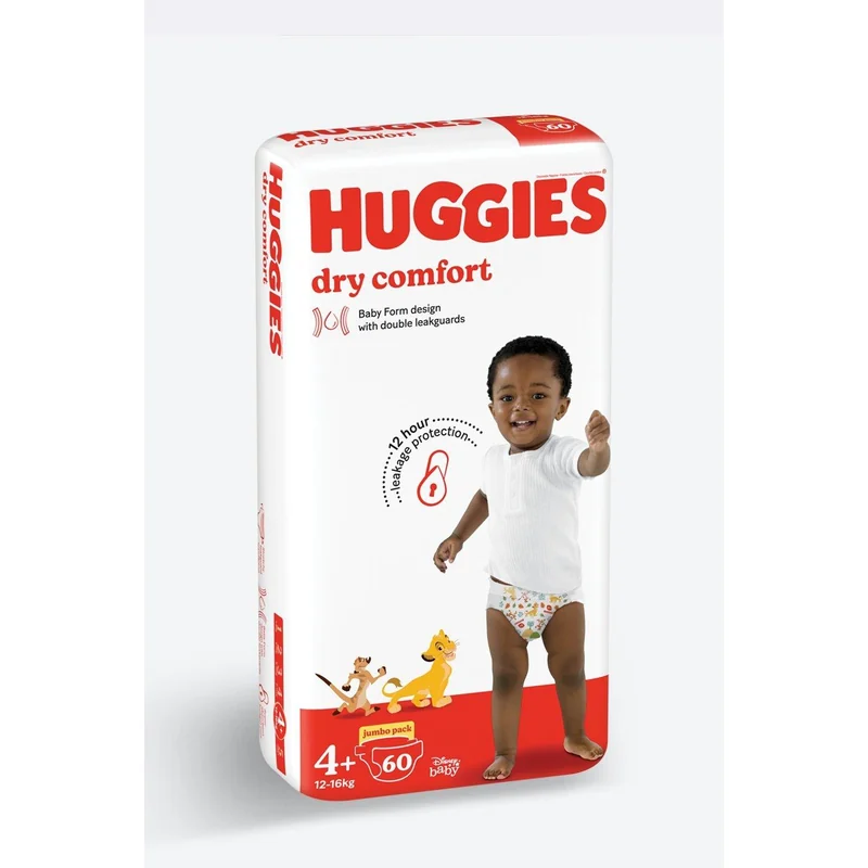 HUGGIES DRY COMFORT SIZE 4 56'