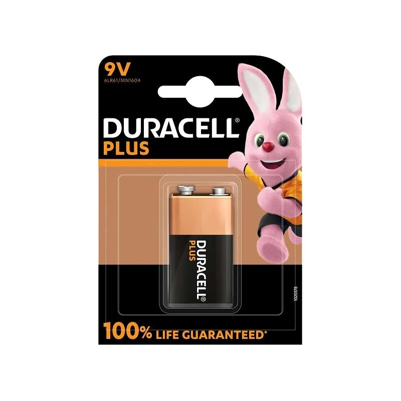 DURACELL BATTERY PLUS 9V 11650