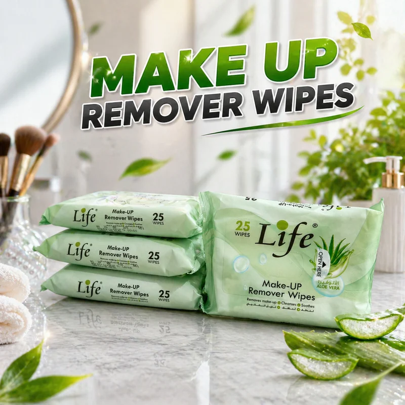 MAKEUP REMOVAL WIPES 25'S CON