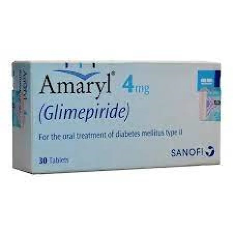 GLAMARYL 4MG TABS 1X1GLIMEPRID